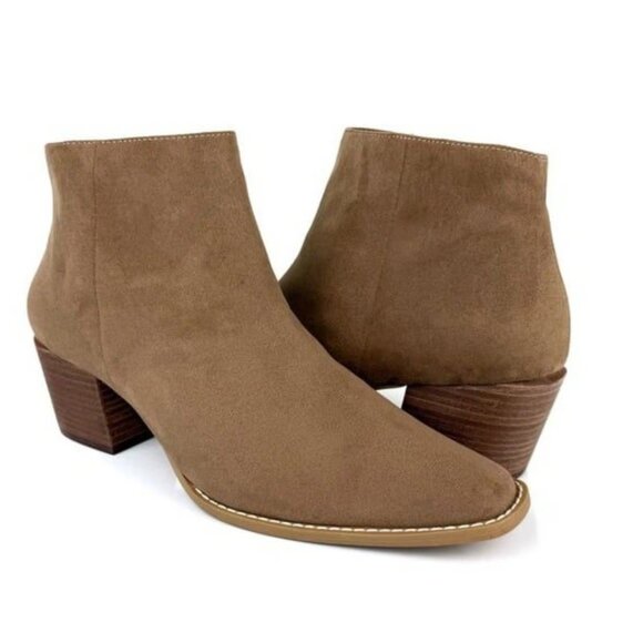 Nwot Linea Paolo Windy Snip Toe Bootie Color Mushroom Size 12 Womens $159 Boots - Picture 1 of 5